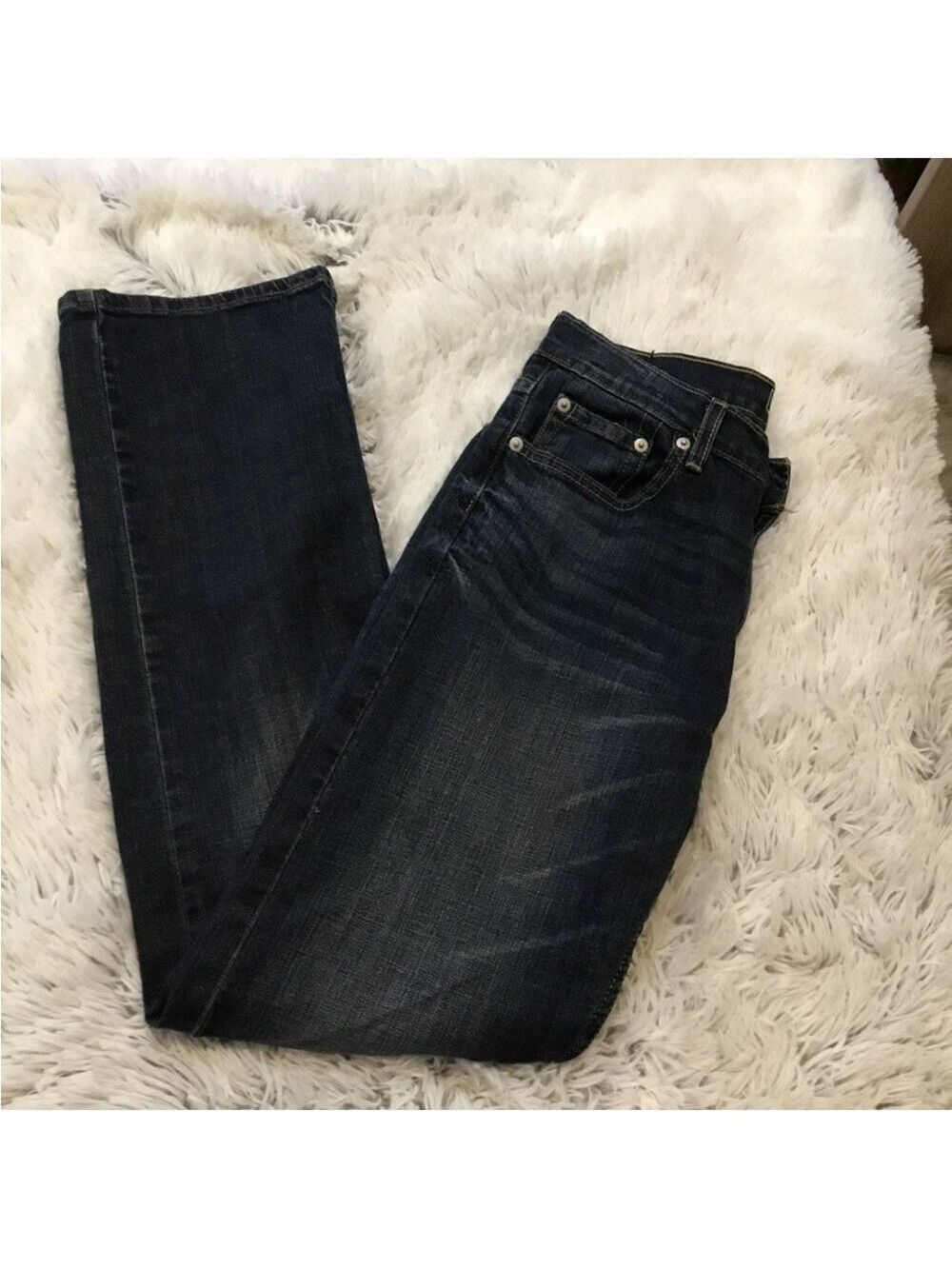 Levi Strauss Signature Gold Woman’s size 18 Regular straight dark wash j…